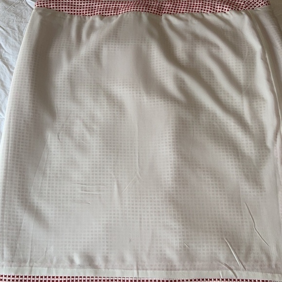 Halogen Red & White Gingham Print Pencil skirt Sz. 10 - Picture 13 of 14